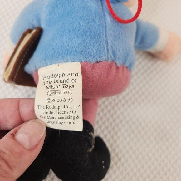 Vintage 2000 Prestige Hermie the Dentist Rudolph Island of Misfit Toys Plush 7” - Picture 5 of 5